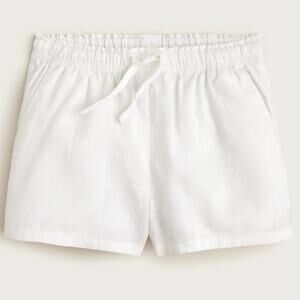 J. Crew Crewcuts Girls' Soleil short in linen-cotton blend White Size 8